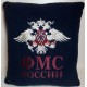 Автомобильная подушка с вышитой эмблемой ФМС России
