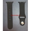 Ремешок черного цвета для часов apple watch